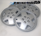 Hcp-14s050 Generic Replacement Inches Metallic Silver Hubcaps Set Hub Cap Wheel