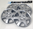 Hcp-14s888 Unbranded Replacement Inches Metallic Silver Hubcaps Set Hub Cap Wheel