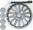 Hcp-15s007 Unbranded Inch Replacement Wheel Cover Hubcap Metallic Silver Hub Caps