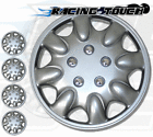 Hcp-15s022 Generic Metallic Silver Set Inches Hubcaps Hub Cap Wheel Cover