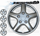 Hcp-15s028b Generic Metallic Silver Set Inches Hubcaps Hub Cap Wheel Cover