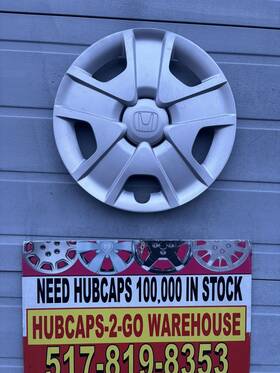 44733-tfo-g12 Honda 44733-tfo-g12- 2012-2013 Fit 15 Inch Used One Hub Cap Oem Take Off Wheel Cover