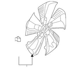 44733-trw-n00 Honda Genuine Wheel Cover