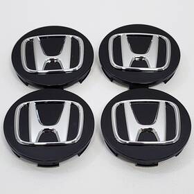 44732-tr3-a01 Honda 64060 Cr-z Insight Odyssey Passport Ridgeline Black Center Caps #
