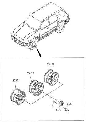 8-97229-213-1 Honda Genuine Cap Wheel Center Aluminum