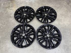 Toy428blk Hubcapzone.com Toyota Camry Wheel Skins Black Hubcaps 18 Inch 2018-2024 Covers Set Of 4