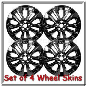 Toy9977gb Hubcapzone.com Black Toyota Rav4 Wheel Skins Hubcaps 2019-2024 19 Inch Rav 4 Covers Set Of