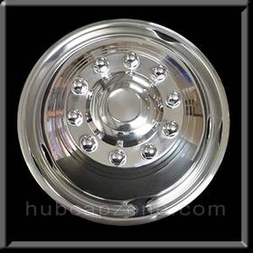 D008f Hubcapzone 1 Front Wheel Liner Simulator 2011-2024 Dodge Ram Truck 5500 Dually 19.5 Inch