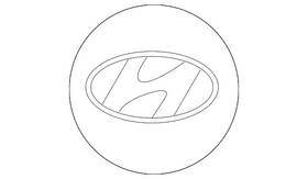 52960-cl110 Hyundai Genuine Wheel Cap