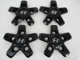 52960-g3400 Hyundai Center Caps Hubcaps Elantra Black Oem 10 Spoke 18 Inch Wheel