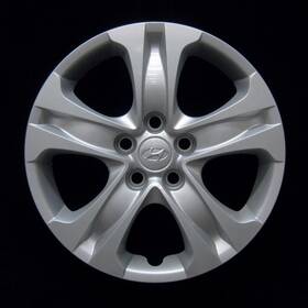 55564 Hyundai Hubcap For Tucson 2010-2015 Genuine Factory Oe 17 Inch Silver Like New