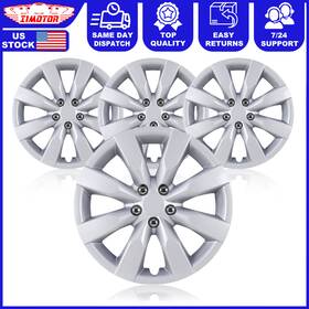Wj-5110z-b-16 I1morot Set Of 4 Silver 16 Inch Wheel Rim Covers Hup Caps For 2009-2024 Toyota Corolla