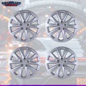 Wj-5070-b-16 I1motor Sliver Set Of 4 16 Inch Wheel Rim Covers Snap On Full Hubcaps For R16 Tire Steel
