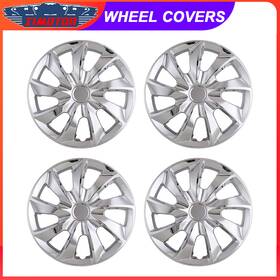 Wj-5084-c-15 I1motor 15 Inch Set Of 4 Chrome Silver Wheel Rim Covers Full Hub Caps For R15 Tire Snap On