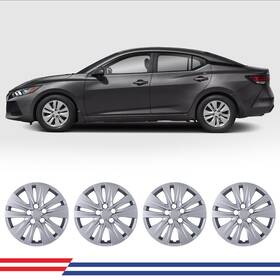 Wj-5131 I1motor 4x 16 Inch Wheel Covers Snap On Hup Caps For 2020-2023 Nissan Sentra R16 Steel