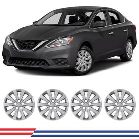 Wj-5132 I1motor 4pcs 16 Inch Wheel Covers Hup Caps For 2013-2019 Nissan Sentra R16 Tire Steel Wheels