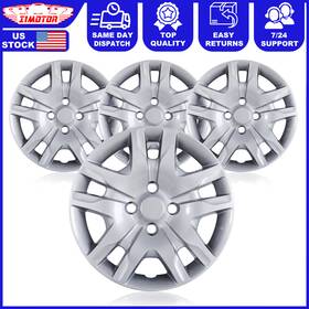 Wj-5135-b-16-5 I1motor 4x 16 Inch Silver Wheel Covers Hup Caps For 2007-2012 Nissan Sentra R16 Tire