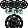 Imp-80blk Cci Ford Xl Gloss Black Steel Wheel Skins New Set