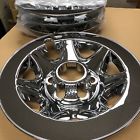 Imp-89x Cci Silverado Lt Spoke Chrome Wheel Skins Hubcaps New Set