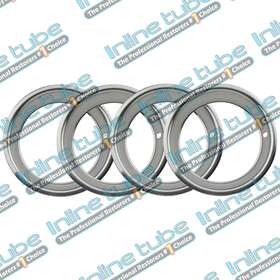 Inl15277 Inline Tube 64-81 Gm Chrome 15x7/8 2 7/8 Deep Wheel Rim Trim Beauty Rings Set Of 4 Chevy