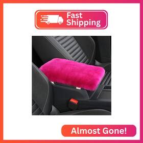 Dmfs-y15 Iriwool Sheepskin Armrest Cover Auto Center Car Soft Console Pad