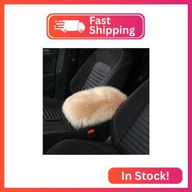 Lmfsd-t05 Iriwool Sheepskin Armrest Cover Auto Center Car Soft Console Pad