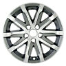 Iwcimp368cc Cci Set Of Chrome And Charcoal Hubcap Rim Wheel Skins