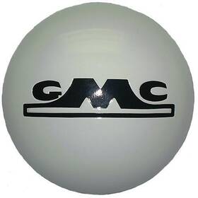 Tr136 Jc Gmc 1/2 Ton Pickup Truck Off White Hubcap With Black Block Letter 1954-1955