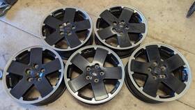 5kx65rxfaa Jeep 07-12 2007-2012 Wrangler Wheel Rim 18x7-1/2 5 Lug Spoke Set Of