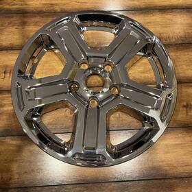 7920p-c Jeep Pacific Rim Wheel Skin Set 17 Inch For Wrangler 18-21 Chrome