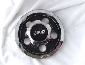 Sf8952-000-153 Jeep 8952-000-153 Oem Chrome / Black Center Hub Cap Hubcap