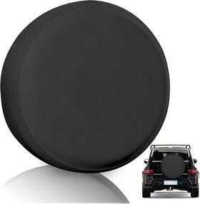 Spare-b-27-29 K-musculo Spare Tire Cover Faux Fits Diameter27 Inch -29 Black