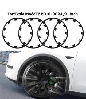 Kalofor 708235376968 21 Inch Wheel Rim Protector For Model Y 2018-2024 4pcs Wheels