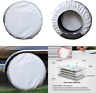 T1-s-17.5-20.5 Kayme Rv Tire Covers Inch Diameters Four-aluminum-silve