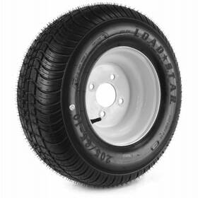 Dm25610 Kenda 098663044868 Loadstar Trailer Tire And 4-hole Wheel 4/4 205/65-10 20.5x850-10 Lrc -