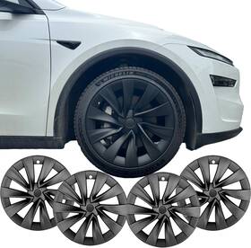 Lgg-myjuniper-20-yc-mbk Kluchtech 4pcs 20 Inch Wheel Covers Tesla New Model Y Juniper 2025 Matte Black Hubcaps