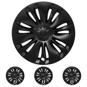 Lgg-my-19in-ueberturbine-mbk Klutchtech 2020-2024 Model Y Hubcaps - 19 Inch Gemini Wheel Covers Oem