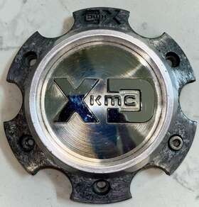T855lcap-6x139.7 Kmc Xd Center Cap New Brushed 2 Piece Wheel Middle