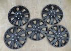 Kt-1032-16mbk Aftermarket Products New Matte Black Hub Caps Suv Car Center