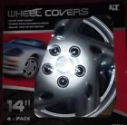 Kt-900-14s-l Kt Pack Silver Hub Wheel Covers Fits Most 794444900469