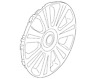 Kt1z-1130-a Ford Genuine Wheel Cover