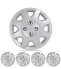 Kt895-14s-l N Wheel Covers Set Silver Hubcaps Cover Oem Replacement Hub Caps