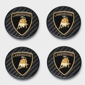 470698165 Lamborghini Carbon Fiber Center Caps Kit For Lock Wheels Pre-order