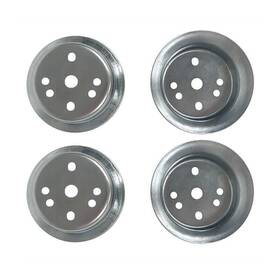 Lw-hc69a Legendary Wheels Hubcap Adapter Kit - Lw69 Silver Zinc Set Of 4