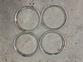 9881 Lemmerz Vw Bus Deluxe Wheel Beauty Rings 14 Inch Original German All 1/64