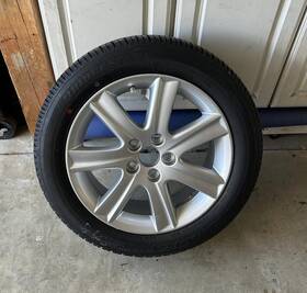 560-74190 Lexus 2007 2009 Es350 Wheel 17x7 Alloy 7 Spoke Oem Full Size Spare Without Chrome