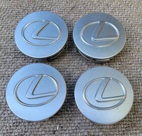 74135 Lexus #74135 Sc Silver Center Caps 4 Oem For 1992-1994 Fits Wheel Hol#