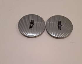 F80c-1a096-ca Lincoln 560-3318 2pcs 1998-2002 Town Car Chrome Wheel Center Hub Cap