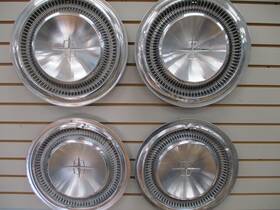 570-625 Lincoln 1967 1968 1969 Continental Wheel Covers Hubcap Oem Set 67 68 69