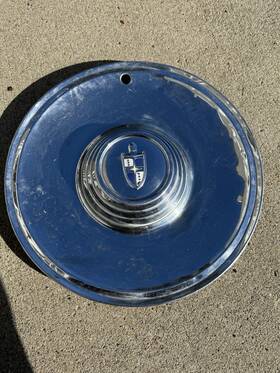 Ln-56-57-w.c Lincoln Ln-56-57-w.c. Oem 15 Inch Hub Cap Wheel Cover 1956-57 Hubcap - Used